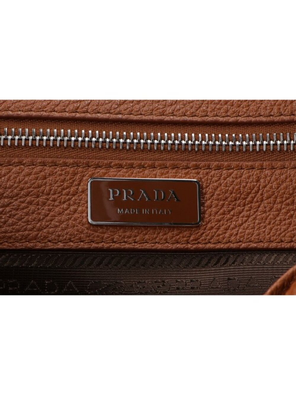 Prada Triangle Logo Calfskin Leather Cross Belt Bag - Picture 7 of 9
